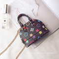 Small Flower Pattern Kids Purse with zipper fashion girls purse adult and kids stylish bags